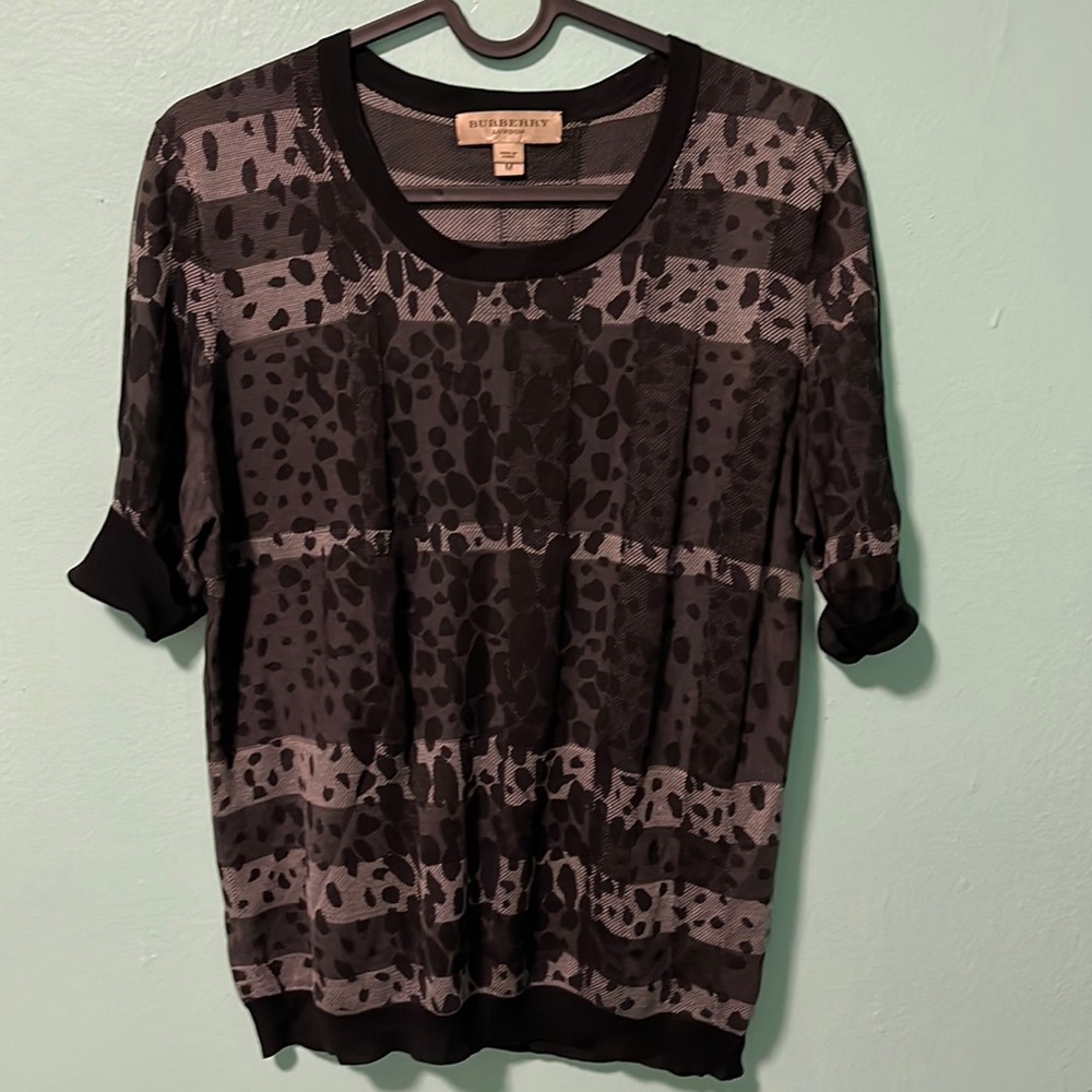 Burberry London blouse, 100% silk, size M